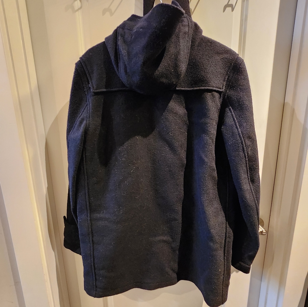 Jcrew Navy Toggle Coat Size M - Picture 4 of 6